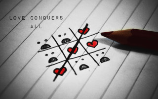 Pencil paper hearts arrows love 3 - a pencil free wallpaper
