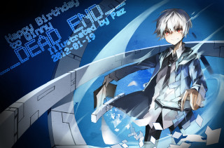 Man suit tie blue background 3 - a futuristic design free wallpaper