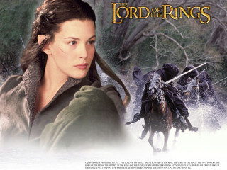 Woman green coat sword horse - lord of the rings free wallpaper
