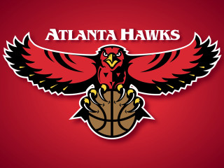 Red atlanta hawks logo basketball - dr. atl free wallpaper