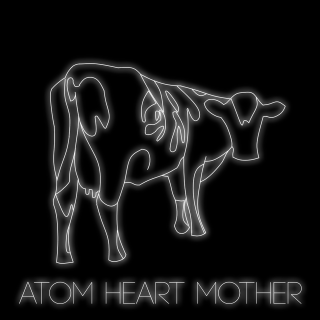 Neon cow with the words - free neon wallpaper for tablet