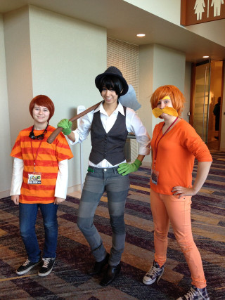 Costume party hallway broom fake - free seasons wallpaper for mobile