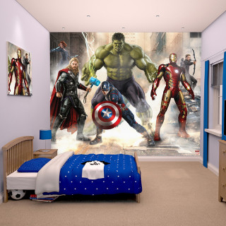Avengers bedroom wall mural captain - americo makk free wallpaper for tablet