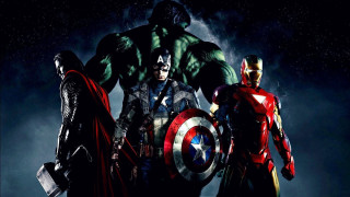 Superheroes night hulk captain america - a group of superheros free wallpaper