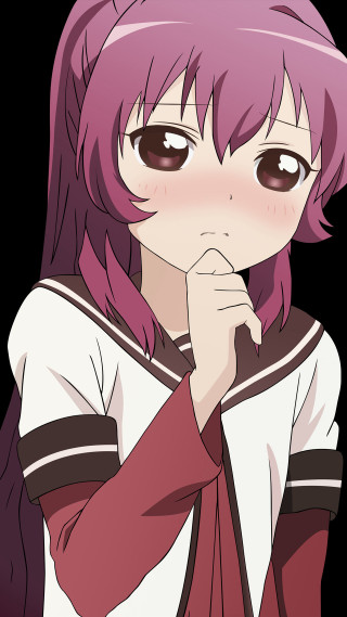 Pink hair girl rayonism yandere - her chin free wallpaper for mobile