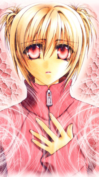 Blonde anime character red eyes - yukito kishiro free wallpaper for mobile