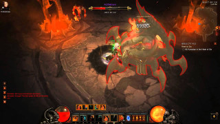 Demonic creature fire background game - destructive free wallpaper