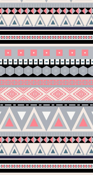 Pink blue pattern black white - anni alber free wallpaper for mobile