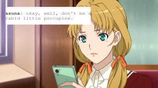 Girl holding cell phone text - claire falkenstein free wallpaper