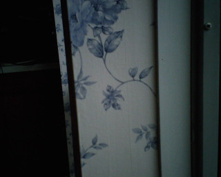 Bathroom floral wallpaper toilet corner - blunt free wallpaper