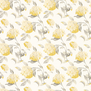 Yellow gray flower pattern white 2 - movement free wallpaper for tablet