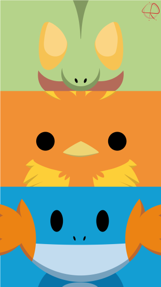 Cartoon character big smile fish - derf free wallpaper for mobile