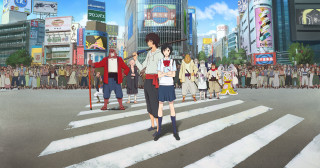 Group people street crosswalk crowd - a crowd of people free wallpaper