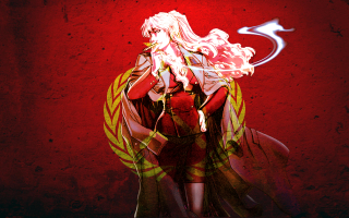 Woman red dress red background 7 - socialist free wallpaper for desktop