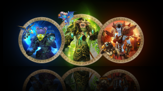 Colored cards black background reflection - hearthstone free wallpaper