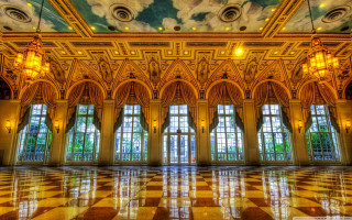 Large room checkered floor painted - a large room free wallpaper