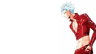 Blue hair red suit man - a red suit free wallpaper