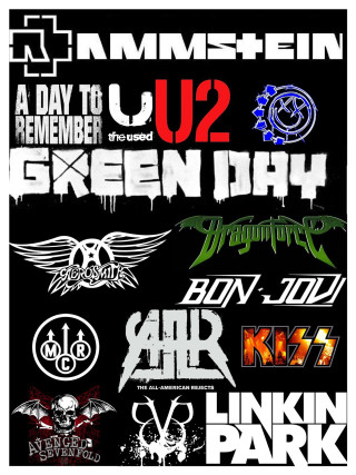 Poster logos collection variety designs - different free wallpaper for mobile