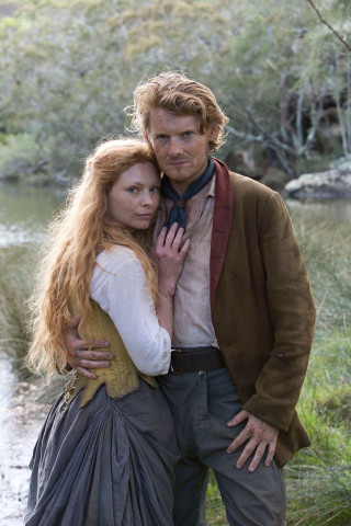 Man woman field river trees - a man and a woman free wallpaper for mobile