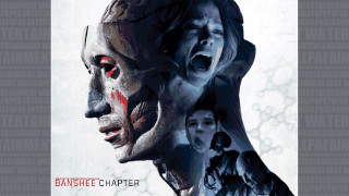 Creepy bloody woman face poster - a bloody face free wallpaper