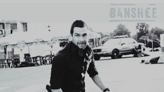 Man skateboard city street parking - parked free wallpaper