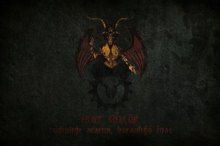 Dark demon red black logo - a demon free wallpaper for desktop