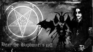 Demon pentagram black white photo - a pentagramil free wallpaper