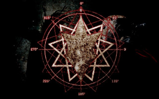 Pentagram goathead redcircle occult magiccircle - a pentagramil free wallpaper