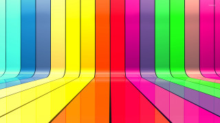 Colorful wall lines window reflection - a reflection free wallpaper for desktop