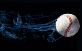 Baseball smoke black background creative - a baseball free wallpaper for desktop