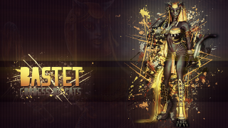 Afrofuturism egyptian art statue golden - a statue of a woman free wallpaper