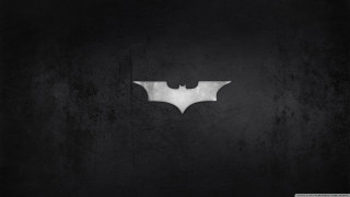 Batman logo black background white - dark night free wallpaper