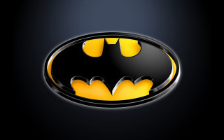 Batman symbol black background yellow - a batman symbol free wallpaper for desktop
