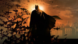 Batman city bats flying sun 2 - the middle of a city free wallpaper