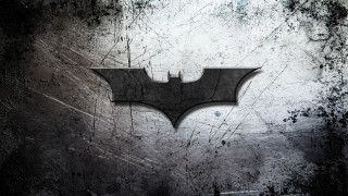 Batman logo grungy black white - a batman logo free wallpaper