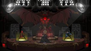 Stage man woman bat demon - a stage free wallpaper