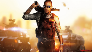 Man gun sunglasses holding car - holding free wallpaper for desktop