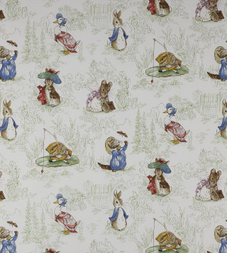 Rabbits pattern wallpaper bunnies design - movement free wallpaper for tablet