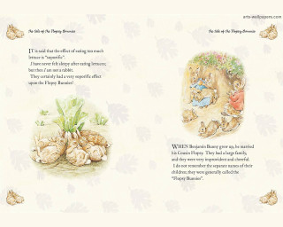 Bear cat book cover poem - beatrix potter free wallpaper