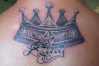 Crown tattoo name back shoulder - crown free wallpaper