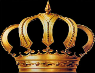 Golden crown black background gold - crown free wallpaper