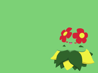 Green flower face background image - derf free wallpaper