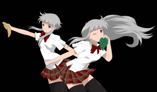 Anime girls banana peel red - one girl free wallpaper for desktop