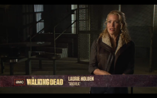 Woman building sign walking dead - dead free wallpaper for desktop