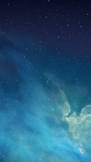Blue green background stars white - galaxy free wallpaper for mobile