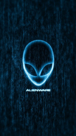 Alien logo dark background alienware - alien free wallpaper for mobile