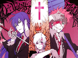 Anime characters cross wall pink - a cross free wallpaper