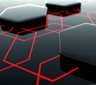 Black table red lines top - a black table free wallpaper