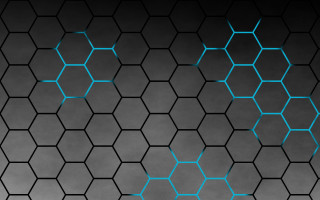 Black blue hexagonal background blue 2 - a blue line free wallpaper for desktop
