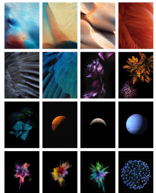 Shapes colors sizes objects series - a series free wallpaper for mobile